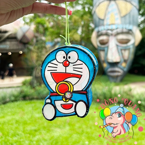 Đèn giấy kiếng khung nhựa mini loại 1