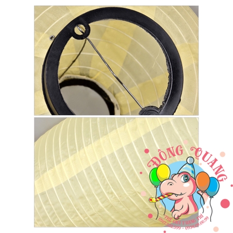 Lồng đèn Nhật Bản vải trụ Hoa Anh Đào (cặp)