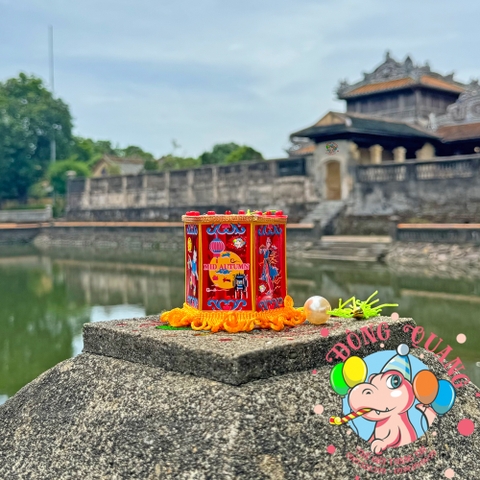 Đèn giấy kiếng khung nhựa mini loại 1