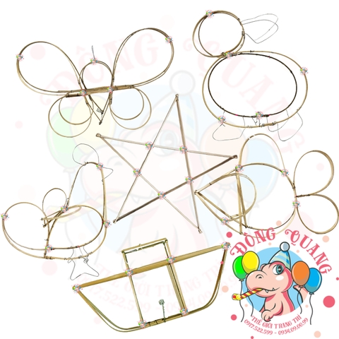 Khung lồng đèn tre