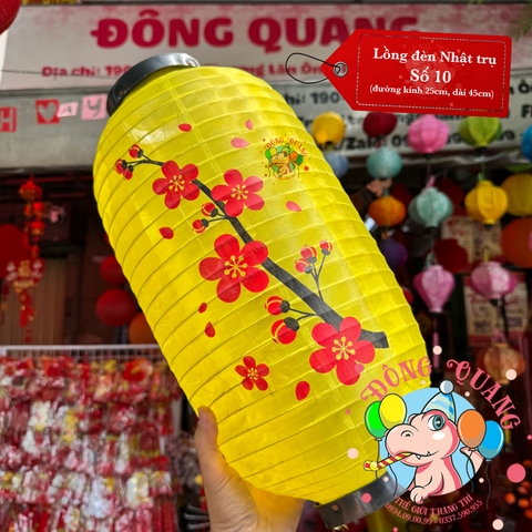 Lồng đèn Nhật Bản vải trụ Hoa Anh Đào (cặp)