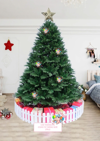 Cây thông PE (cành tự động xoè)