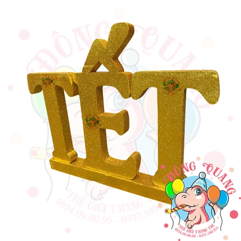 Chữ Tết xốp