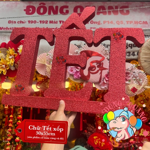 Chữ Tết xốp