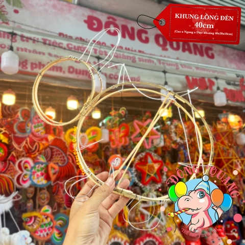 Khung lồng đèn tre