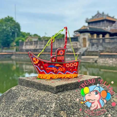 Đèn giấy kiếng khung nhựa mini loại 1