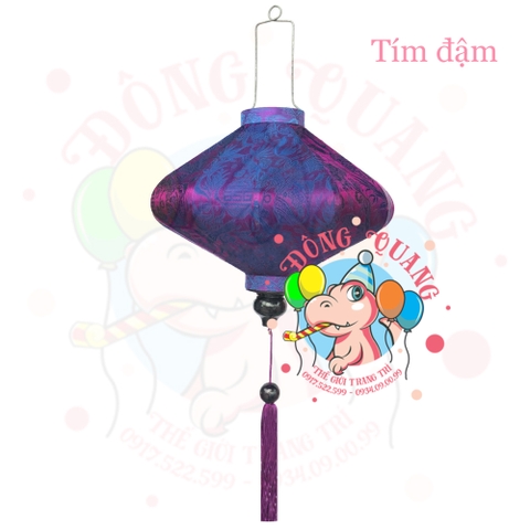 Lồng đèn Hội An vải gấm - dáng đĩa bay