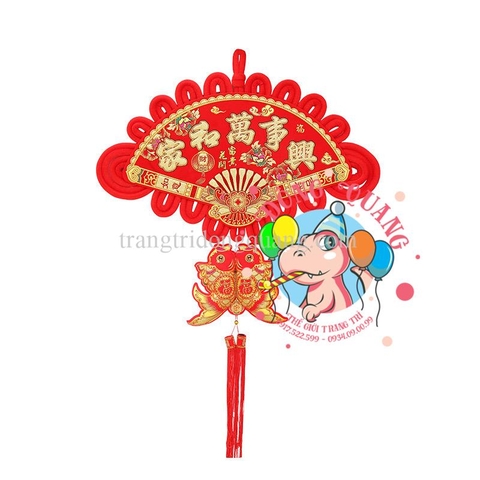 Phúc bảng quạt "Gia Hoà Vạn Sự Hưng"