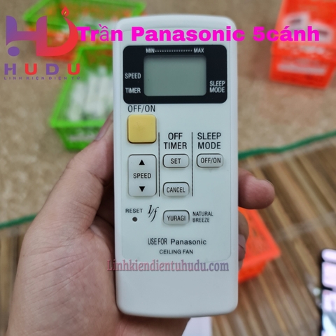 Điều khiển quạt trần Panasonic 5 cánh