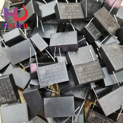 Tụ quạt 2UF - 450V chân kim HungSen