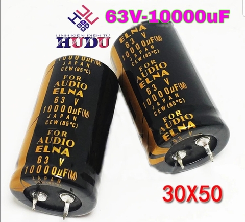 TỤ FOR AUDIO ENLA 63V-10000UF 30×50mm