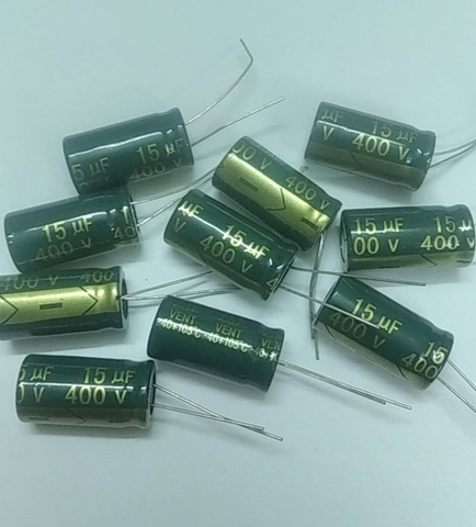 tụ hóa 15uF - 400V