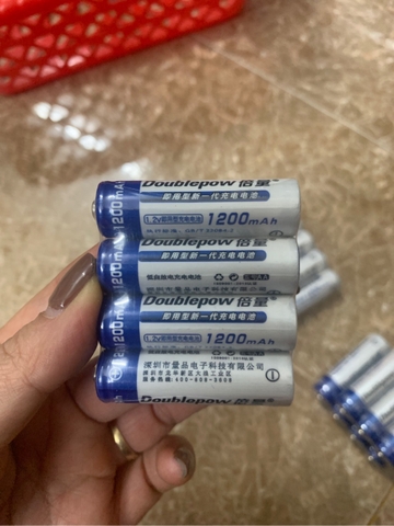 4 pin mic sạc AA Doublepow 1200mah