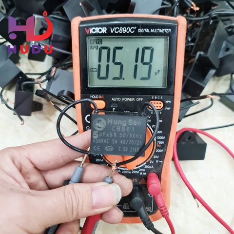 Tụ quạt dây 5UF - 450V HungSen