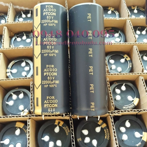 Tụ FOR AUDIO ELNA 63V-2200UF 35×100mm