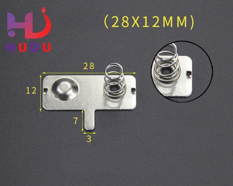 [Đế pin đôi] Lò xo Trái ( Chân quay ra ngoài)