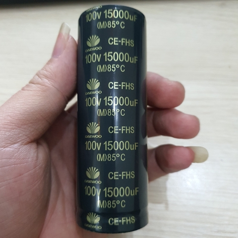 Tụ DAEWOO 100V-15.000UF 35×100mm