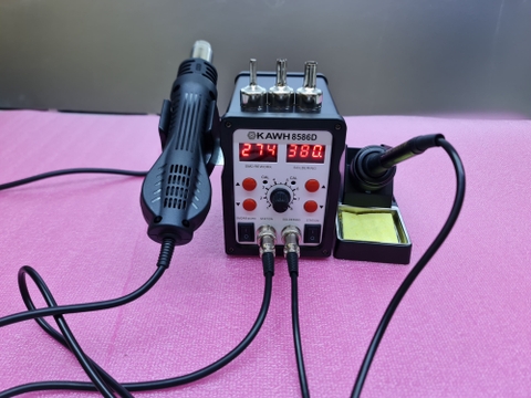 Máy / Trạm khò + hàn Kawh 8586D