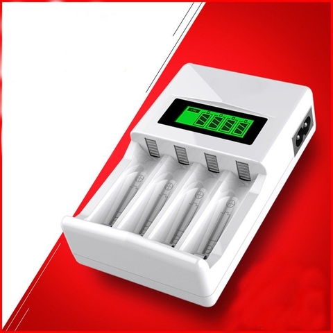 Sạc 4 pin mic AA - AAA có hiển thị - tự ngắt