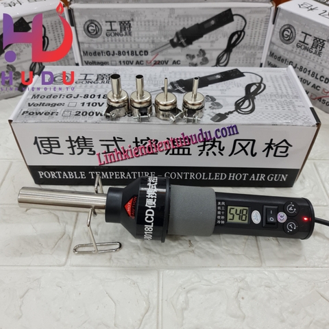 Máy khò cầm tay GJ-8018 LCD chính hãng [khò hàn]