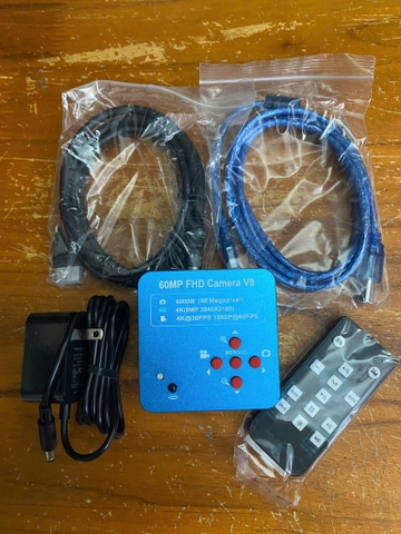 Nguyên cam kính hiển vi HDMI  V8 - 60MP
