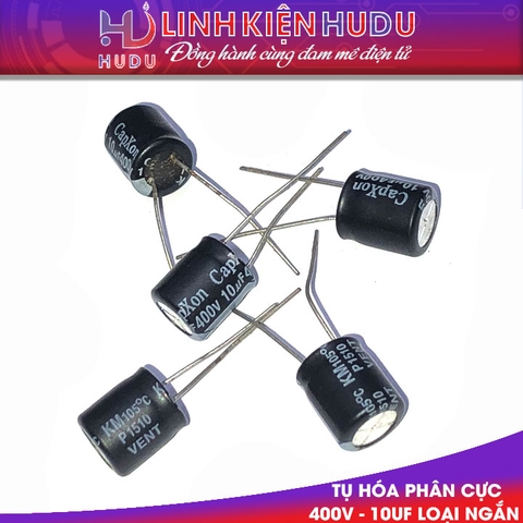 Com bo 20 Tụ hóa 400V - 10UF loại ngắn