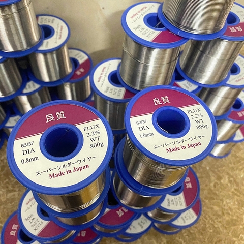 Thiếc hàn 63/37 Nhật 800g loại 0.8mm