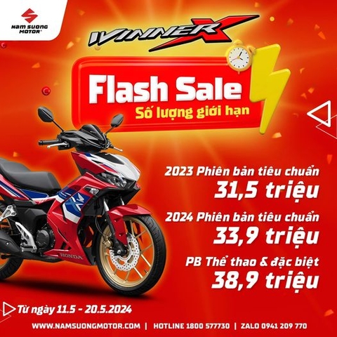 ⚡️Chương trình ưu đãi đặc biệt dành cho Honda Winner X với số lượng giới hạn