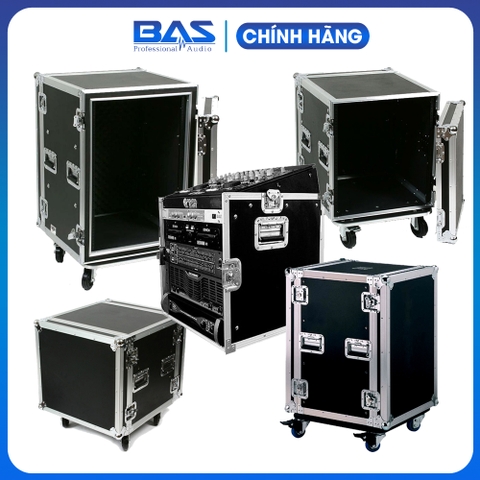 Tủ thiết bị âm thanh 8U, 10U, 12U, 16U chất liệu gỗ, phù hợp với mọi dàn karaoke