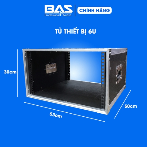 Tủ thiết bị không nắp 6U, 8U chất liệu gỗ cho dàn karaoke