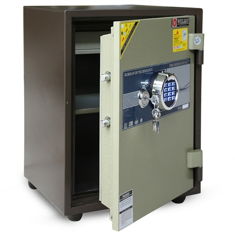 Két sắt Welko KCC55FE vân tay+điện tử+app kết nối điện thoại