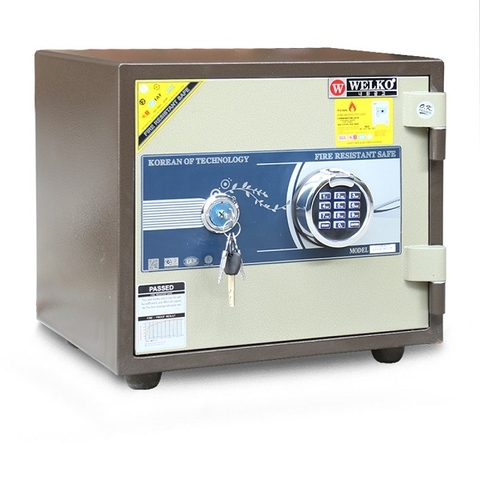 Két sắt Welko KCC41FE vân tay+điện tử+app kết nối điện thoại