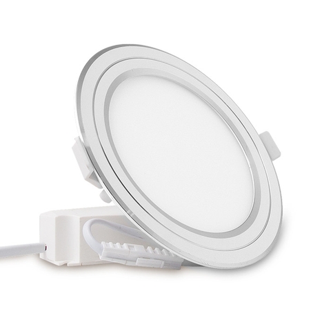 Đèn LED Âm trần Downlight 90/7W Viền Bạc