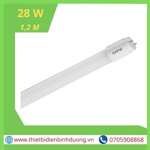 BÓNG ĐÈN LED TUBE THỦY TINH T3 MPE 1M2