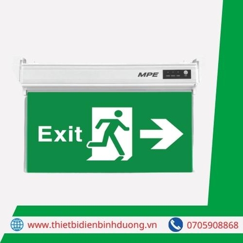 ĐÈN BÁO EXIT MỘT MẶT PHẢI EXR