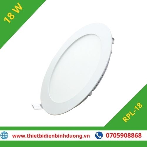 LED PANEL TRÒN RPL-18W TRẮNG, VÀNG, TRUNG TÍNH