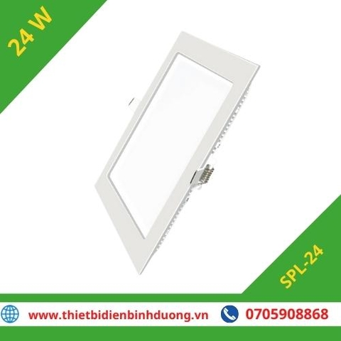 LED PANEL VUÔNG ÂM SPL-24W TRẮNG, VÀNG