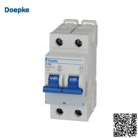 Cầu dao tự động Doepke MCB 2P, 10kA - 16A