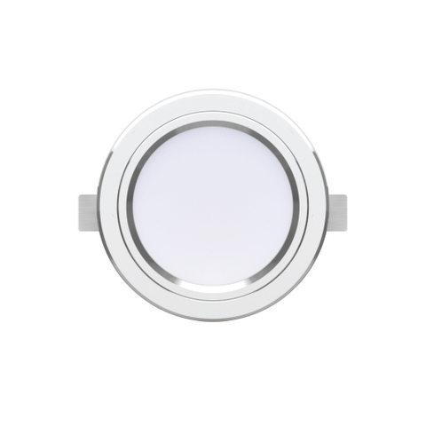 Đèn LED Âm trần Downlight 90/7W Viền Bạc
