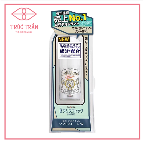 Lăn Khử Mùi Soft Stone Double Deonatulle Đá Khoáng 20g