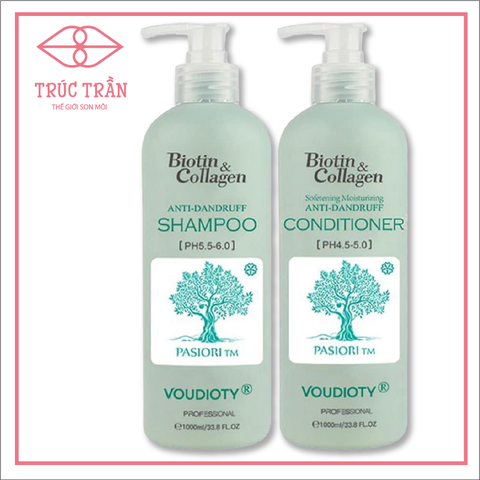 Gội Xả Biotin Xanh Trị Gàu 1000ml