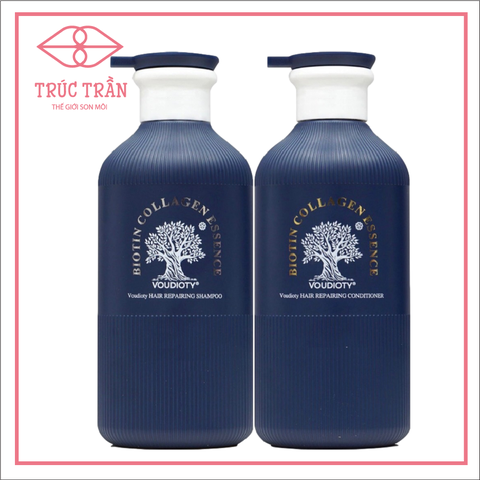 Cặp Gội Xả Biotin Collagen Essence 500ml Xanh Đậm Mẫu Mới