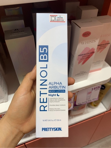 Dưỡng Thể Ban Đêm Retinol Prettyskin Xanh