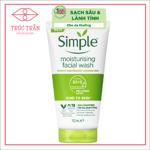 Sữa Rửa Mặt Simple Kind To Skin 150ml