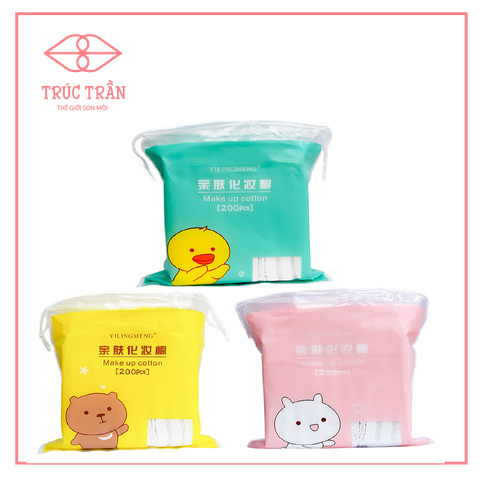 Bông Tẩy Trang Miniso Gấu Vịt