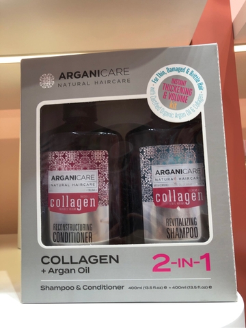 Gội Xả Arganicare Collagen 400ml