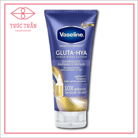 Dưỡng Thể Vaseline Gluta-Hya Xanh 10x