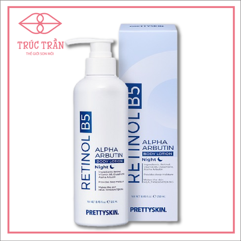 Dưỡng Thể Ban Đêm Retinol Prettyskin Xanh