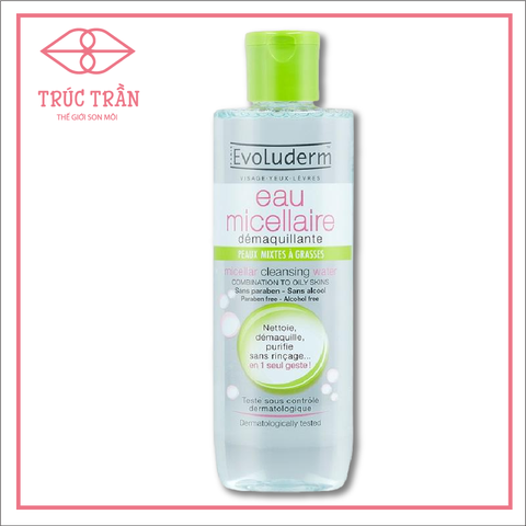 Tẩy Trang Evoluderm Xanh Da Dầu 500ml