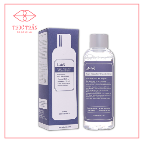 Nước Hoa Hồng Klairs Unscented 180ml